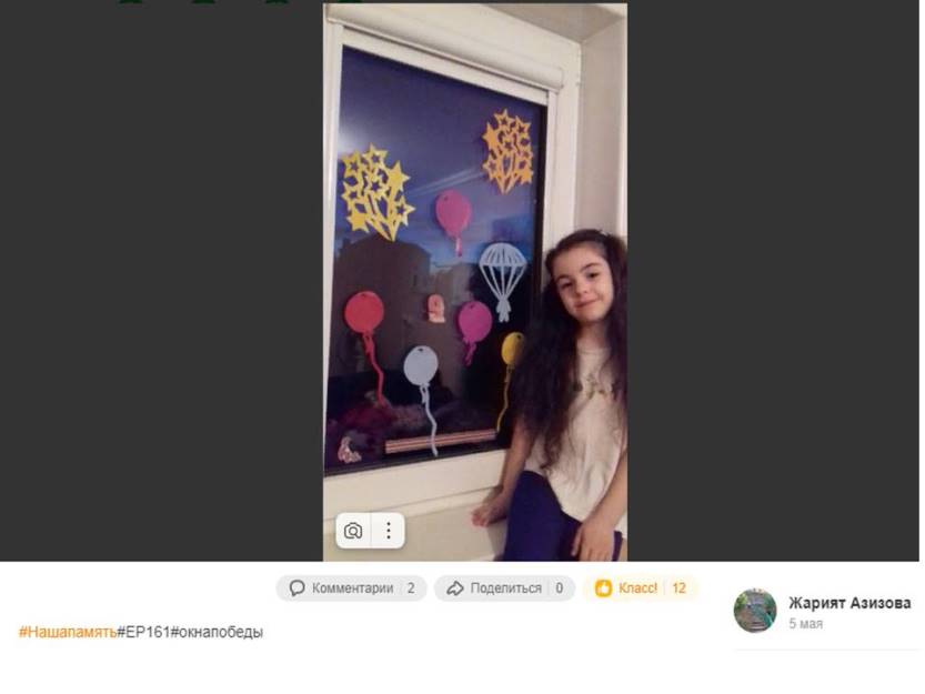 Подробнее о статье Акция «Окна победы»